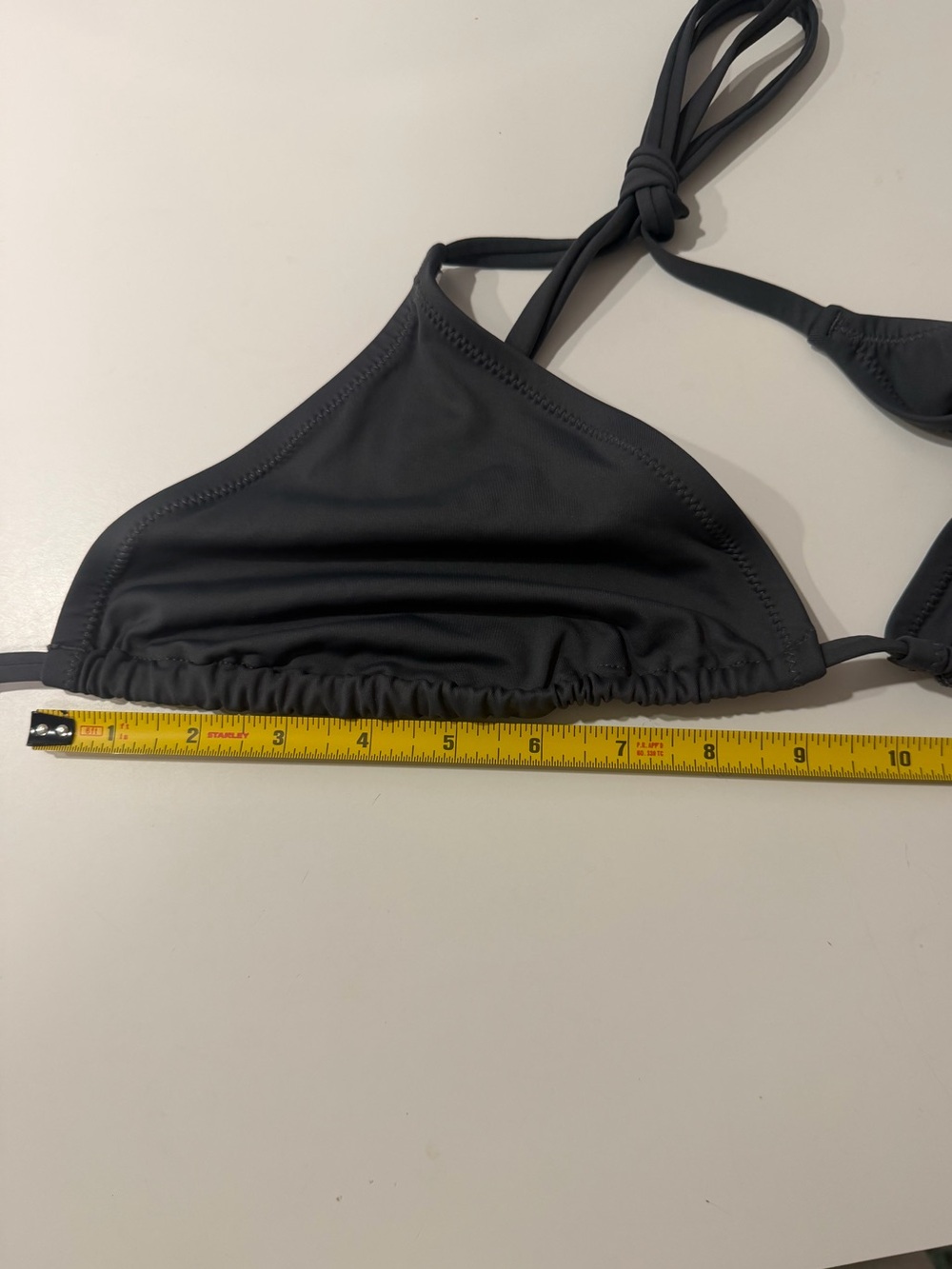 Recycled Swim Triangle Bikini Top - Picture 7 of 9